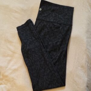 Lululemon Athletica Dark Patterned Leggings
